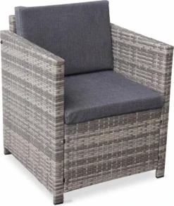 Alice's Garden Loungeset Perugia - 4 Plaatsen - Kleine Tuinset - Wicker - Grijstinten 7 Alice's Garden Loungeset Perugia - 4 Plaatsen - Kleine Tuinset - Wicker - Grijstinten -Tuinmeubelen 1012x1200