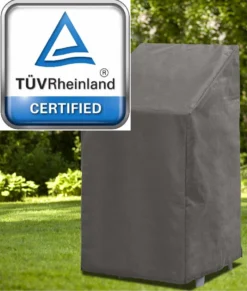 Weersbestendige Beschermhoes Stoel (4 Tot 6 Stapelstoelen) | 66 X 95 X 133/93 Cm (L) | Premium | Waterproof | TÜV Rheinland Gecertificeerd | Hoes Voor Tuin | Waterdicht | Solution Dyed (verkleuring Onmogelijk) | Grijs / Antraciet -Tuinmeubelen 1018x1200 1