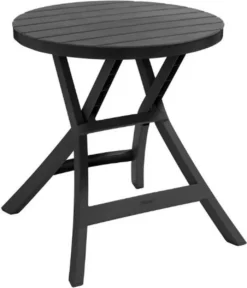 Allibert - Tuintafel - Oregon - Ø 70 Cm - Kunststof - Opklapbaar 9 Allibert - Tuintafel - Oregon - Ø 70 Cm - Kunststof - Opklapbaar -Tuinmeubelen 1030x1200