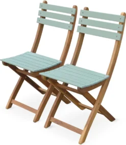 Alice's Garden Bistroset Barcelona - 2 Zitplaatsen - Acacia - Groengrijs -Tuinmeubelen 1041x1200 1