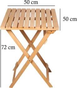 SiRaC - Houten Tuinset - Balkonset - 3-delig - Met Paarse Kussens - Natuurlijke Hout - Balkon Meubelen - 2 Persoons Balkonset - Twee Stoelen En Bijzettafel - Hout -Tuinmeubelen 1043x1200