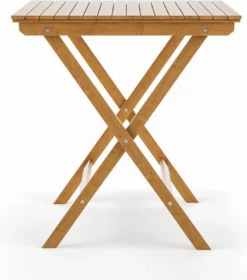 Bistro Set Hout Balkonset FSC – Patio Set Tuin – Houten Frans Tuinsetje – Kleine Tuinset – Complete Kleine Balkon Tafelset Met Gratis Bijzettafel – Hardhout FSC Balkonstoelen & Balkon Tafel - Tuintafel En Stoelen - Bistroset Van Hout – Balcony Set -Tuinmeubelen 1059x1200