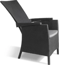 Allibert Vermont Verstelbare Tuinstoel - 64x68x107cm - Grafiet 20 Allibert Vermont Verstelbare Tuinstoel - 64x68x107cm - Grafiet -Tuinmeubelen 1095x1200