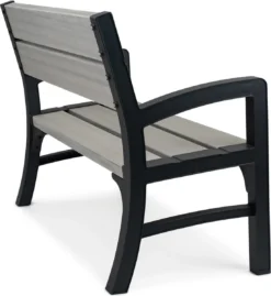 Keter Montero Tuinbank – 2-personen - 120x61x91cm - Grafiet -Tuinmeubelen 1103x1200 1