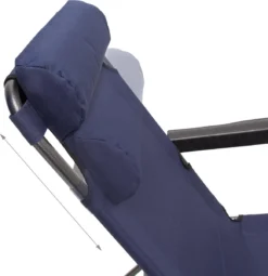 Relaxdays Ligstoel Inklapbaar - Ligbed Met Hoofdsteun - Strandstoel Verstelbaar - Camping - Donkerblauwe 16 Relaxdays Ligstoel Inklapbaar - Ligbed Met Hoofdsteun - Strandstoel Verstelbaar - Camping - Donkerblauwe -Tuinmeubelen 1162x1200 5