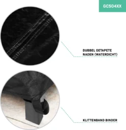 VONROC Premium Tuinbank Beschermhoes – L-vorm - 215/85 X 215/85 X 70cm -Tuinmeubelen 1163x1200