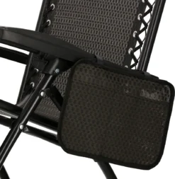 Springos Tuinstoel | Ligstoel | Opvouwbaar | Verstelbaar | Ergonomische Hoofdsteun | Bruin / Zwart -Tuinmeubelen 1172x1200 1