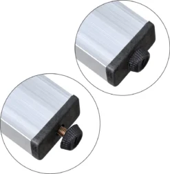 Casaria Polyrattan Tuinbank – 2 Zits UV-bestendig - Zwart -Tuinmeubelen 1175x1200 2