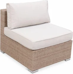 Alice's Garden Loungeset Napoli - 5 Plaatsen - Wicker - 6 Elementen - Beige/Beige -Tuinmeubelen 1183x1200 2