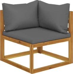 Decoways - 7-delige Loungeset Met Kussens Massief Acaciahout -Tuinmeubelen 1193x1200 6