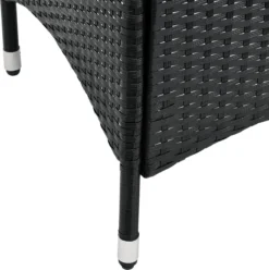 Polyrotan Balkonset - Bayamo - 3-delig - Zwart -Tuinmeubelen 1194x1200 1