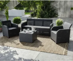 Keter Tuinbank 2-zits Rosalie Grafietkleurig -Tuinmeubelen 1200x1005 1