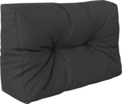 Palletkussen Comfort Waterafstotend Halve Pallet Zwart 60x40x10/20cm -Tuinmeubelen 1200x1019