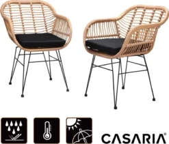 Casaria Polyrotan Kuipstoel Bali - Met Kussens – 2 Stuks 18 Casaria Polyrotan Kuipstoel Bali - Met Kussens – 2 Stuks -Tuinmeubelen 1200x1025 1