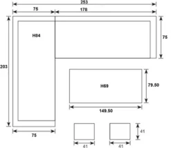 Merkloos Rivièra | Loungeset Hoekset Dining Set Tuinset | Wicker | Hoekbank, Hoge Tuintafel, 2 Hockers | 6 Zitplaatsen -Tuinmeubelen 1200x1040