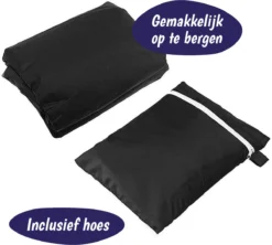 Merkloos Parasolhoes Met Rits En Trekkoord – Beschermhoes Voor Zweefparasol & Staande Parasol – Waterdicht Afdekhoes – Hoes Voor Hangparasol – Inclusief Opberghoes – Zwart - 205 Cm -Tuinmeubelen 1200x1079 1