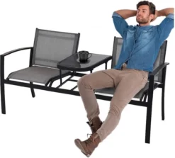 Pro Garden ProGarden Tuinbankje Met Tafel Tweepersoons 7 Pro Garden ProGarden Tuinbankje Met Tafel Tweepersoons -Tuinmeubelen 1200x1081 1