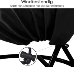 Egg Swing Beschermhoes - 2-Persoons Hangstoel - Beschermhoes Hangstoel Egg - Waterproof - Universeel Model -Tuinmeubelen 1200x1085 1