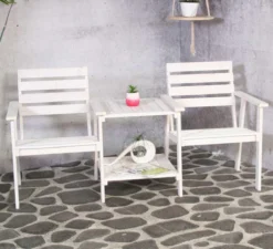 Tuinbank - Romeo Tete A Tete - Wit - 170cm 12 Tuinbank - Romeo Tete A Tete - Wit - 170cm -Tuinmeubelen 1200x1092 1