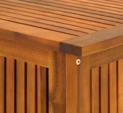 Casaria Opbergbox Acacia Hout – Weerbestendig 115cm - Bruin -Tuinmeubelen 1200x1102 2