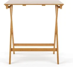 Bistro Set Hout Balkonset FSC – Patio Set Tuin – Houten Frans Tuinsetje – Kleine Tuinset – Complete Kleine Balkon Tafelset Met Gratis Bijzettafel – Hardhout FSC Balkonstoelen & Balkon Tafel - Tuintafel En Stoelen - Bistroset Van Hout – Balcony Set -Tuinmeubelen 1200x1104