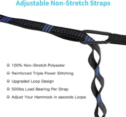Fuegobird Hangmat Dubbele En Enkele Draagbare Hangmat Met Boomtouwen, Lichtgewicht Nylon Parachute-hangmatten Camping -Tuinmeubelen 1200x1118 1