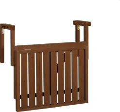 Relaxdays Balkontafel Inklapbaar - Klaptafel Balkon - Tafel Reling - Hangtafel Hout -Tuinmeubelen 1200x1118 2