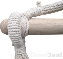 XXL 2 Persoons Hangstoel 185x130 - Zit Hangmat Met Spreidstok Tot 150 Kg - Binnen En Buiten -Tuinmeubelen 1200x1123 3