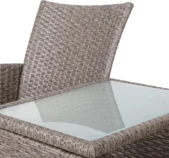 Casaria Tuinbank Polyrattan - 2-Zits Incl.Tafel - Weerbestendig Beige 13 Casaria Tuinbank Polyrattan - 2-Zits Incl.Tafel - Weerbestendig Beige -Tuinmeubelen 1200x1126