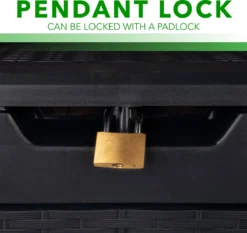 Opbergbox 310L UV-Bestendig Weerbestendig Wielen Tuinbox Rotan-look Antraciet -Tuinmeubelen 1200x1131 6