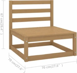 VidaXL 5-delige Loungeset Met Kussens Massief Grenenhout -Tuinmeubelen 1200x1138