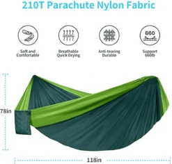 Fuegobird Hangmat Dubbele En Enkele Draagbare Hangmat Met Boomtouwen, Lichtgewicht Nylon Parachute-hangmatten Camping -Tuinmeubelen 1200x1146 4