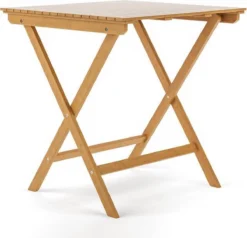 Bistro Set Hout Balkonset FSC – Patio Set Tuin – Houten Frans Tuinsetje – Kleine Tuinset – Complete Kleine Balkon Tafelset Met Gratis Bijzettafel – Hardhout FSC Balkonstoelen & Balkon Tafel - Tuintafel En Stoelen - Bistroset Van Hout – Balcony Set -Tuinmeubelen 1200x1158