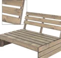 Pro Garden Palletbank - 120 Cm - 2-zits -Tuinmeubelen 1200x1158 5
