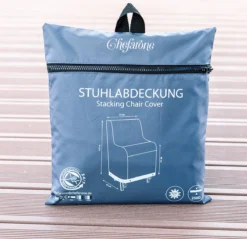 Chefarone Beschermhoes Tuinstoelen - Tuinstoelen Hoes - Tuinmeubelen - Weerbestendig - UV-bescherming - Grijs -Tuinmeubelen 1200x1162 1