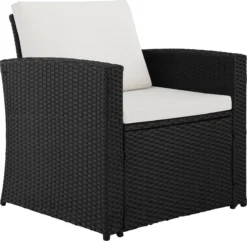 Tectake - Wicker Zitgroep Tuinset Lucca - Zwart - 404131 15 Tectake - Wicker Zitgroep Tuinset Lucca - Zwart - 404131 -Tuinmeubelen 1200x1170 1
