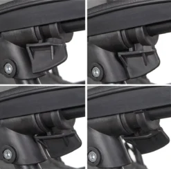 Springos Tuinstoel | Ligstoel | Opvouwbaar | Verstelbaar | Ergonomische Hoofdsteun | Bruin / Zwart -Tuinmeubelen 1200x1187 3