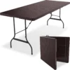 LifeGoods Klaptafel - Inklapbaar - 180 Cm - 6 Tot 8 Personen - Bruin