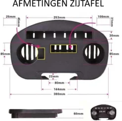 Brulo - Ligstoel Tuin - Ligstoelen - Strandstoel Opvouwbaar - Tuinstoel - Incl Tafel En Hoofdkussen -Tuinmeubelen 1200x1197 17