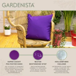 Gardenista Sierkussens - Hollow Fibre Gevuld 45cm Binnenkussen - Tuinkussens Voor Binnen En Buiten - Kussentjes Woonkamer -Tuinmeubelen 1200x1198 11