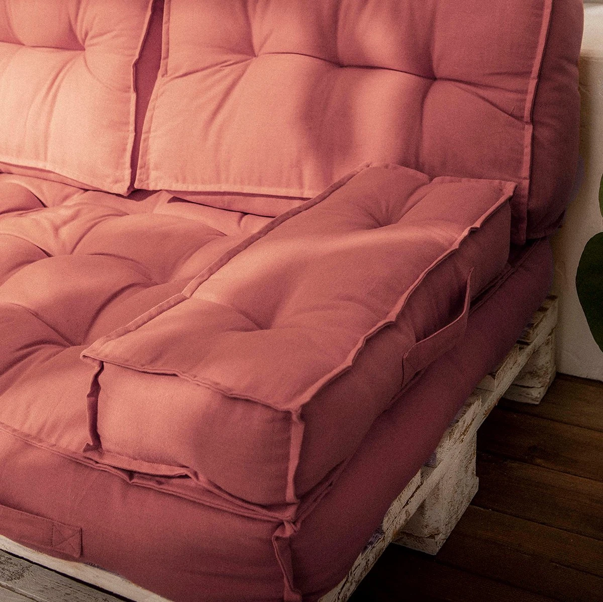 Today Palletkussen Terracotta - 120 X 80cm - Print 3 Today Palletkussen Terracotta - 120 X 80cm - Print - Afbeelding 3