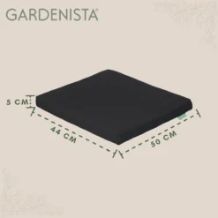 Gardenista Stoelkussen - Waterbestendige Tuinkussens Voor Binnen En Buiten - Zitkussen Met Lint - Kussens Voor Tuinstoel -Tuinmeubelen 1200x1198 17