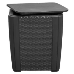 ALLIBERT Keter Luzon Opbergtafel - 39x39x43cm - Donkergrijs -Tuinmeubelen 1200x1200 1071