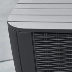 ALLIBERT Keter Luzon Opbergtafel - 39x39x43cm - Donkergrijs -Tuinmeubelen 1200x1200 1076