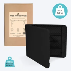 LifeGoods Klaptafel - Inklapbaar - 70x180cm - Verstelbare Vouwtafel - Weerbestendig - Zwart -Tuinmeubelen 1200x1200 1082