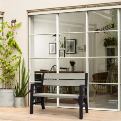 Keter Montero Tuinbank – 2-personen - 120x61x91cm - Grafiet -Tuinmeubelen 1200x1200 117