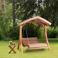 Bermuda Hollywoodschommel Tuinschommelbank 130 Cm 2-zits Zonneluifel -Tuinmeubelen 1200x1200 1179