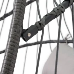 Pro Garden Lowander Hangstoel Egg 191x126x126- Schommelstoel Met Rattan Cocoon En Robuust Stalen Standaard Incl. Kussens - Volledig Inklapbaar - Lichtgrijs 22 Pro Garden Lowander Hangstoel Egg 191x126x126- Schommelstoel Met Rattan Cocoon En Robuust Stalen Standaard Incl. Kussens - Volledig Inklapbaar - Lichtgrijs -Tuinmeubelen 1200x1200 1199