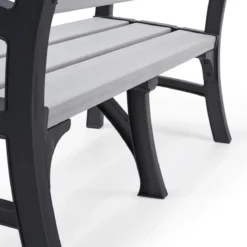 Keter Montero Tuinbank - 3-personen - 150x62,5x89cm – Grafiet -Tuinmeubelen 1200x1200 1226