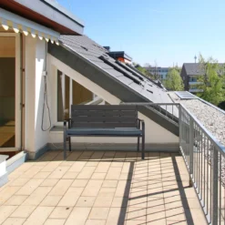 Relaxdays Tuinbank Met Kussen - 2 Zits Buitenbank Metaal - Balkonbank Kunststof - Voortuin -Tuinmeubelen 1200x1200 1246